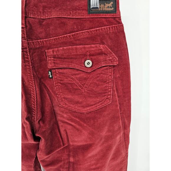 Levis 515 Womens Sz 6 Boot Cut Corduroy Pants RED w/ Flap Pocket - Picture 4 of 6